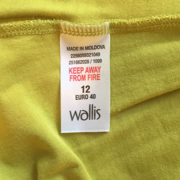 Wallis lime green top size 10 - Picture 5 of 5